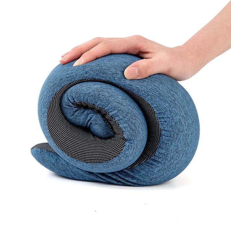 U Shape Memory Foam Neck Pillow Snail Travel Neck Pillows Portable Cervical Vertebra Airplanes Noon Break Pillow Relax